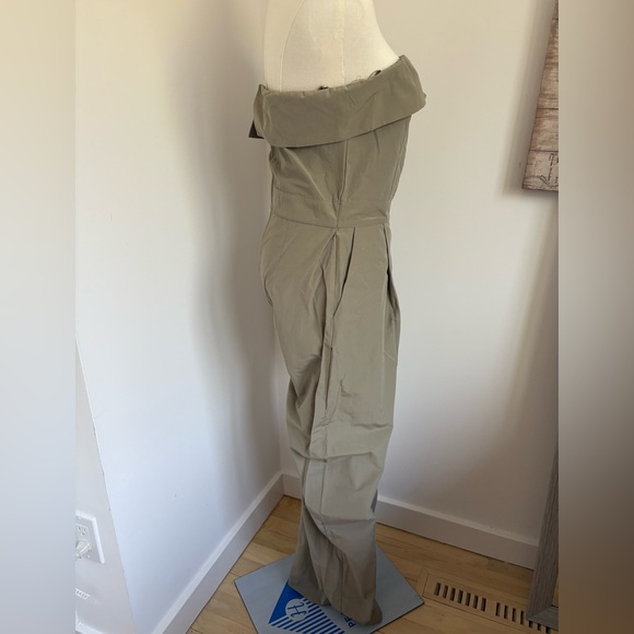 Zara Olive Jumpsuit - Picture 2 of 5